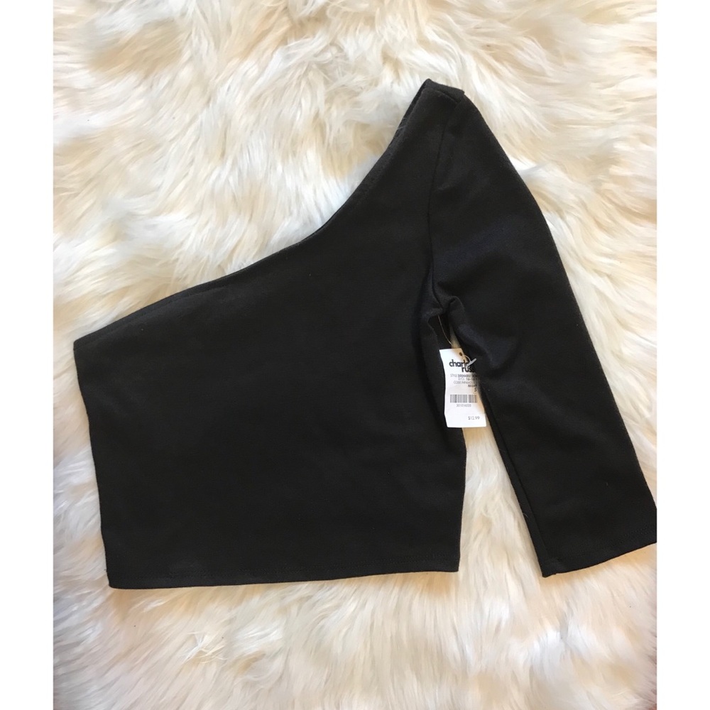 Black crop top